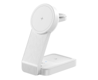 Silver Monkey Alu MagCharger Qi2 3in1 biała - 1328386 - zdjęcie 2